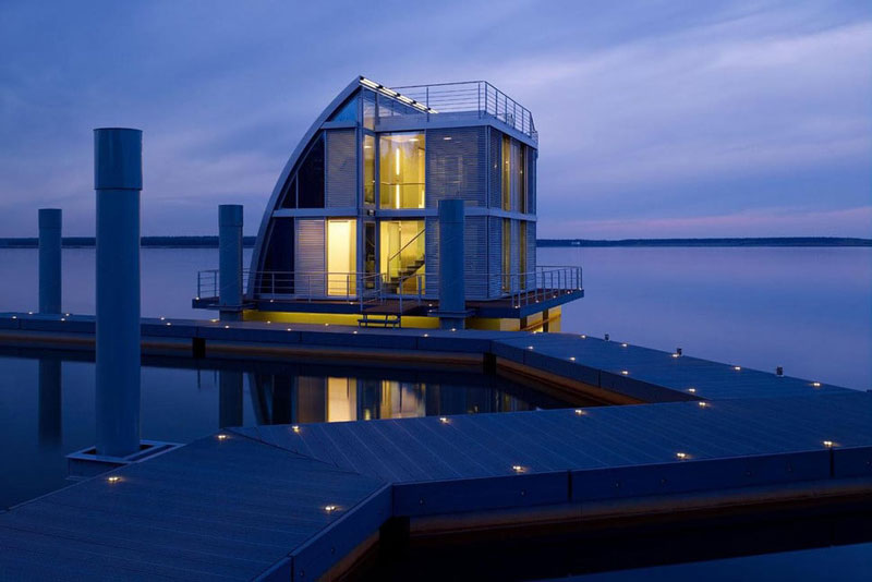 10 increíbles hogares: la casa flotante
